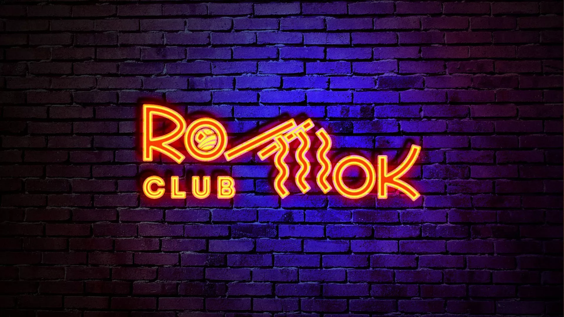 Разработка интерьерной вывески суши-бара «Roll Wok Club» в Нефтекумске